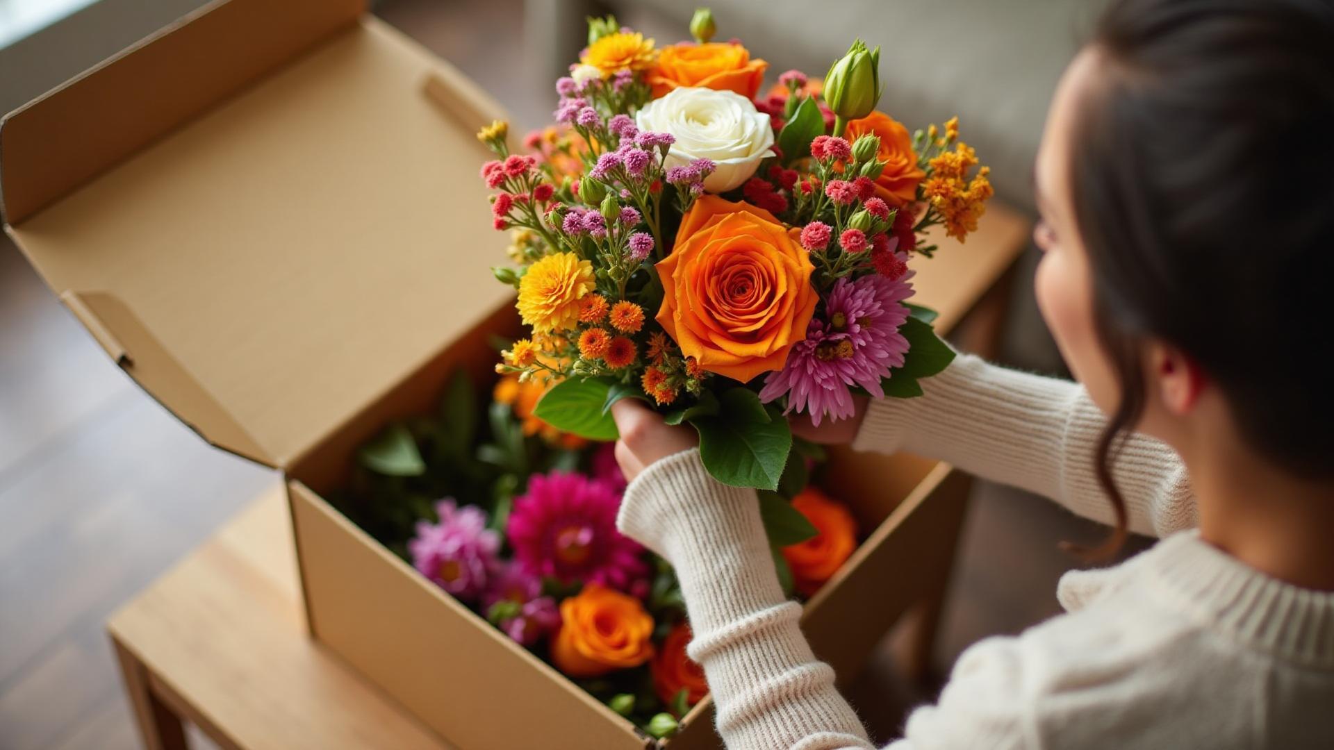 Monthly flower subscription box
